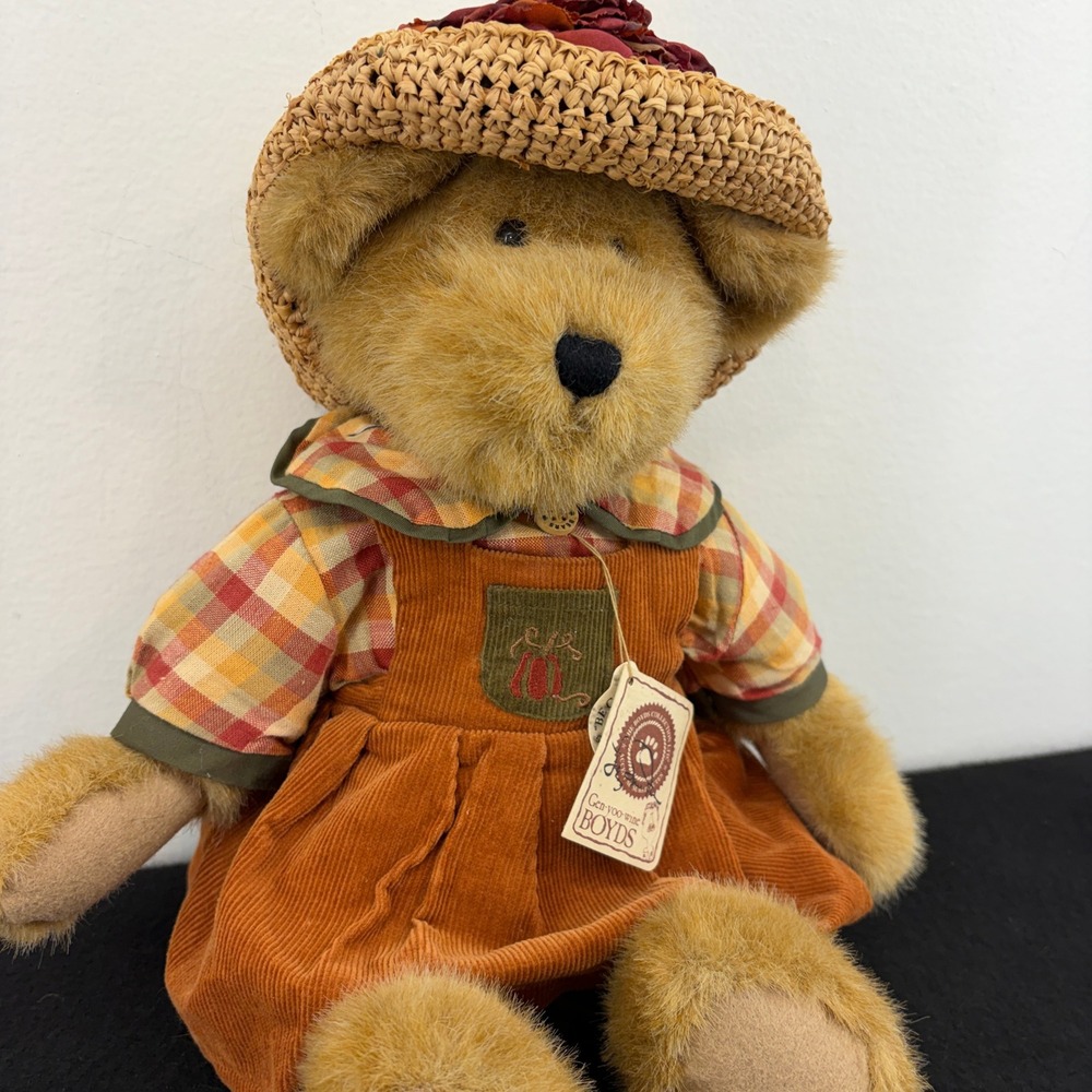 Boyds Bears Paulina P Punkinbeary T.J.'s Best Dressed 99887V Limited Ed 12/2400